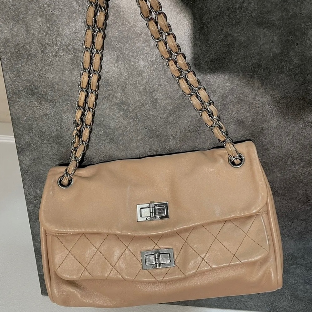 chanel reissue double flap bag